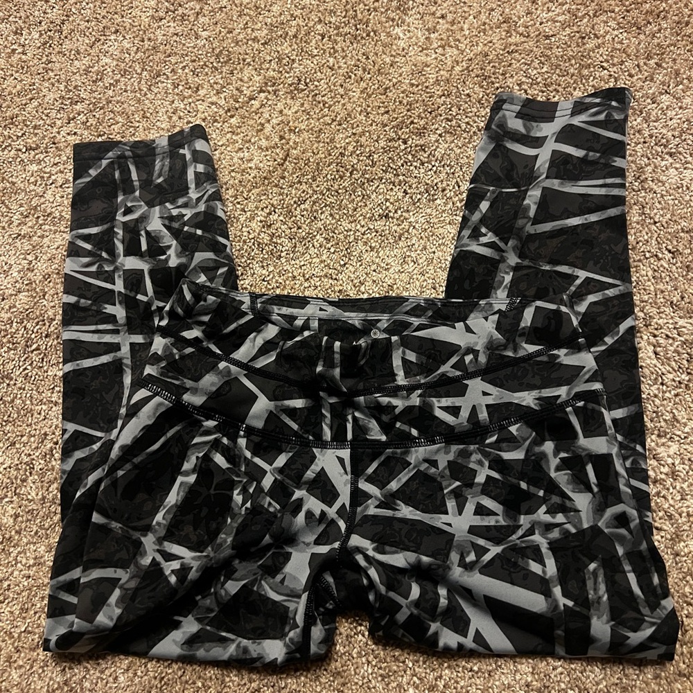 Stylish Black and Gray Leggings
